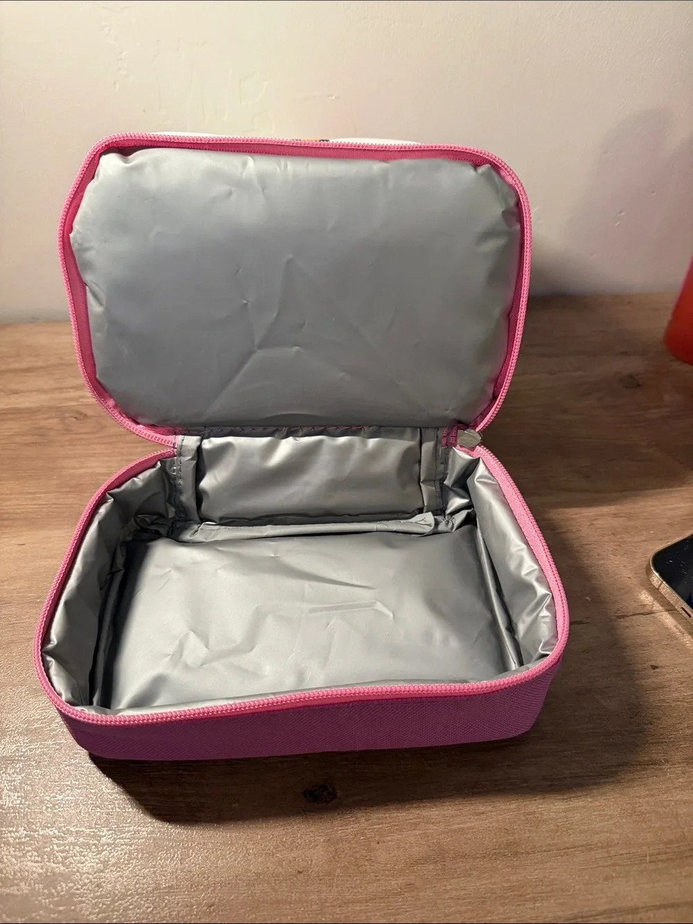Hello Kitty Sanrio Pink White Face Dual Compartment Insulated Lunch Tote Kids